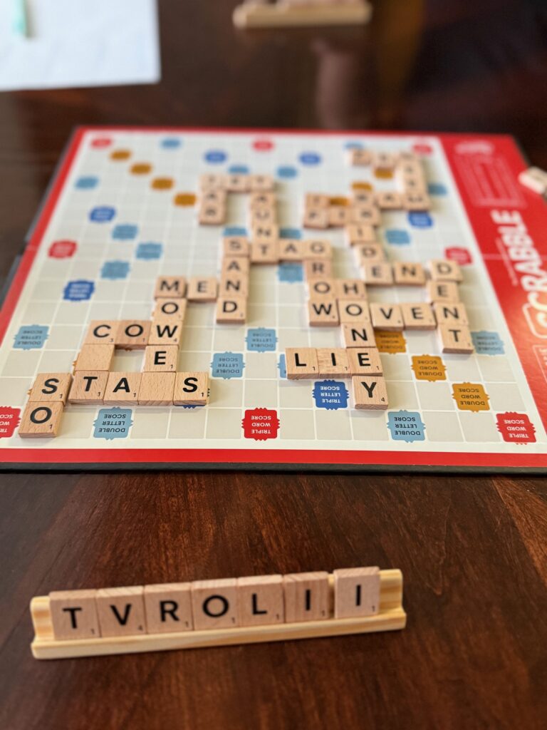family game of scrabble