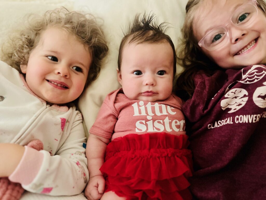 three tiny little girls so sweet and adorable 